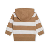 Boss Kids Felpa in Maglia con Zip e Cappuccio per Neonati