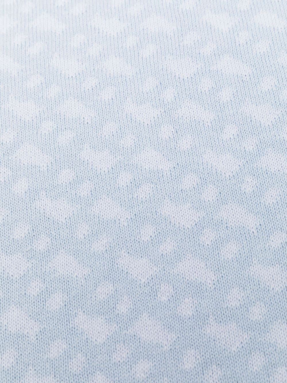 Boss Kids All-over Monogram Blanket Sky Blue