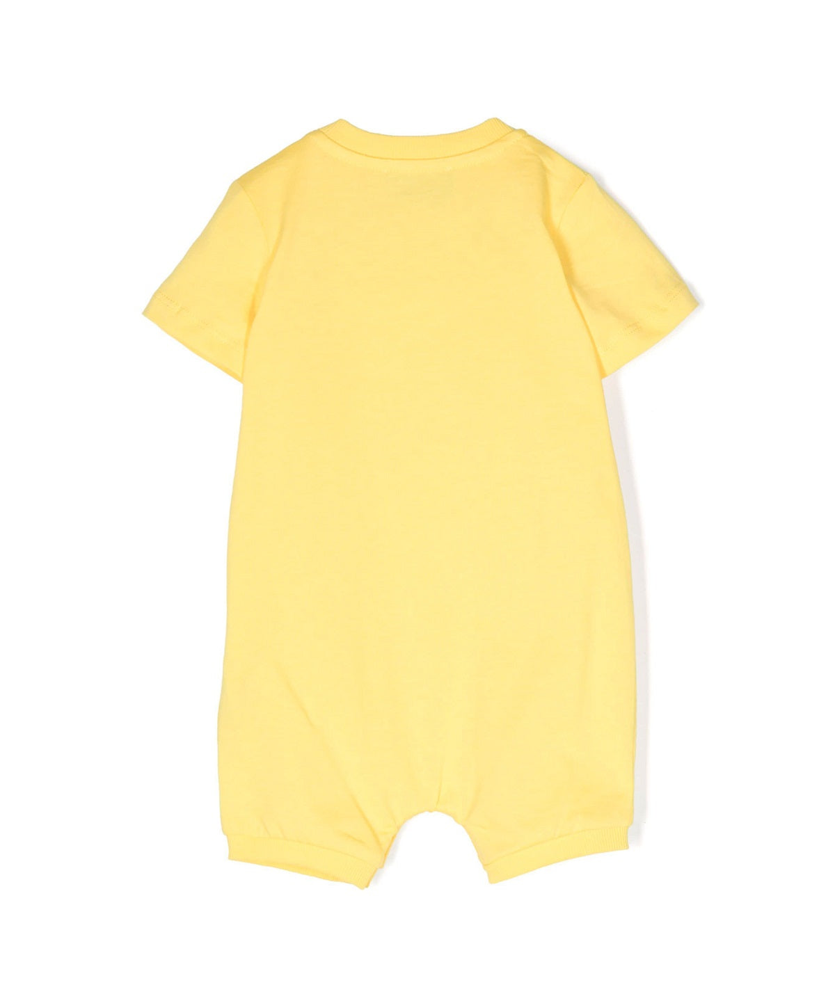 Moschino Kids Pagliaccetto Giallo con Stampa Teddy Bear