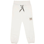 N°21 Kids Pantalone Bianco in Parachute Canvas Double Waist per Bambini