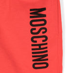 Moschino Kids Completo T-Shirt e Shorts Bianco/rosso Teddy Bear per Neonati