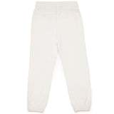N°21 Kids Pantalone Bianco in Parachute Canvas Double Waist per Bambini