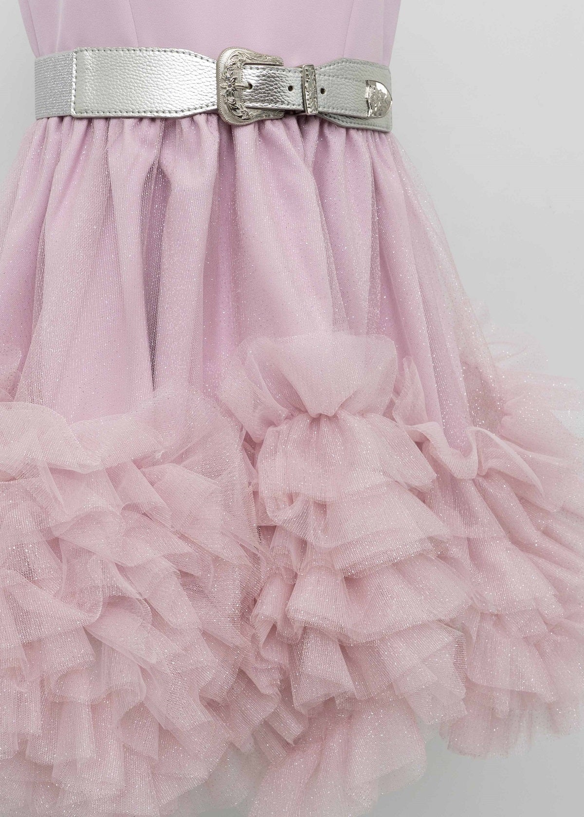 Nunzia Corinna Pink Dress with Belt
