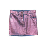 Patrizia Pepe Gonna Rosa Effetto Metallizzato per Bambine