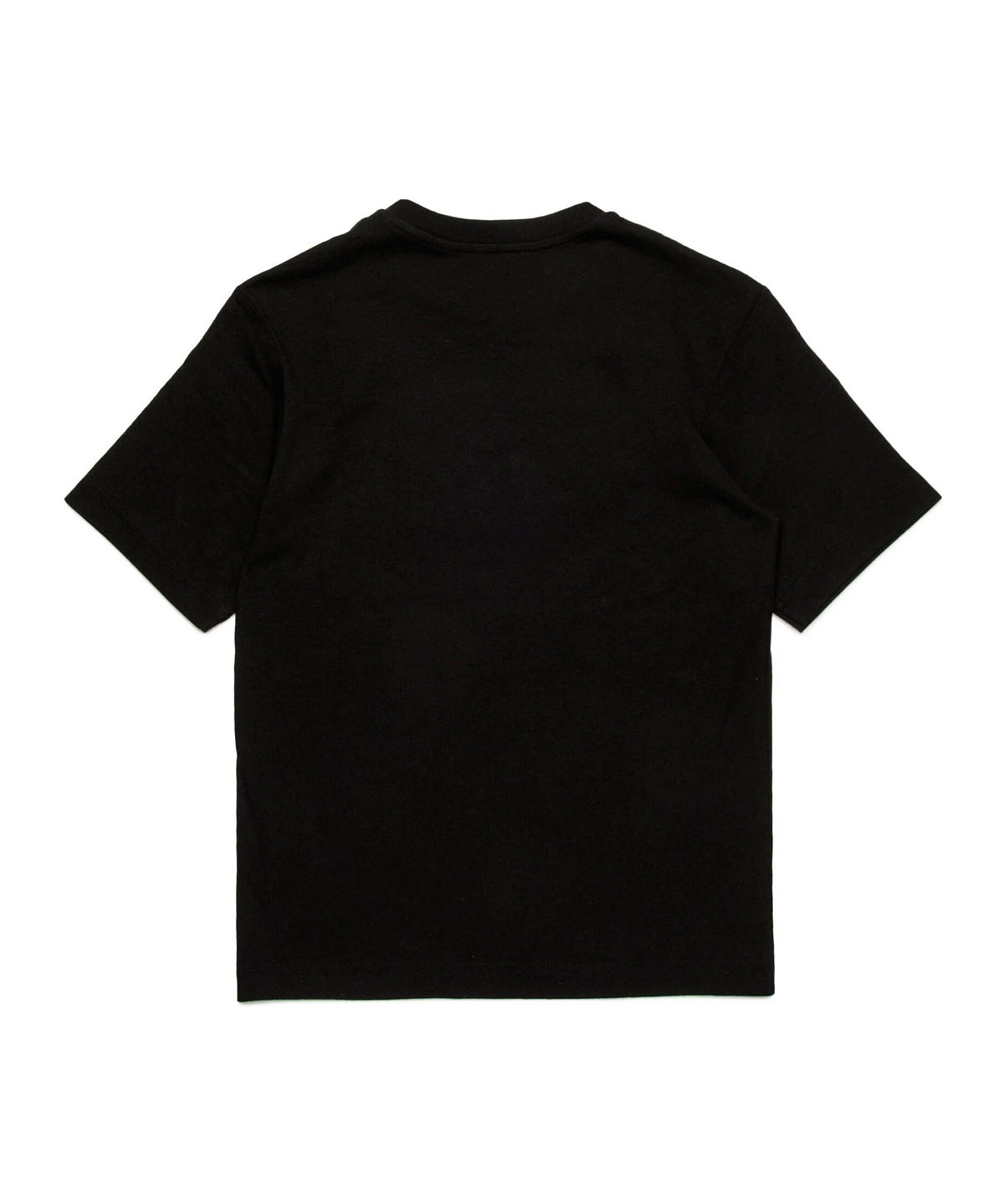 Diesel Kids T-shirt Nera con Logo Oval D