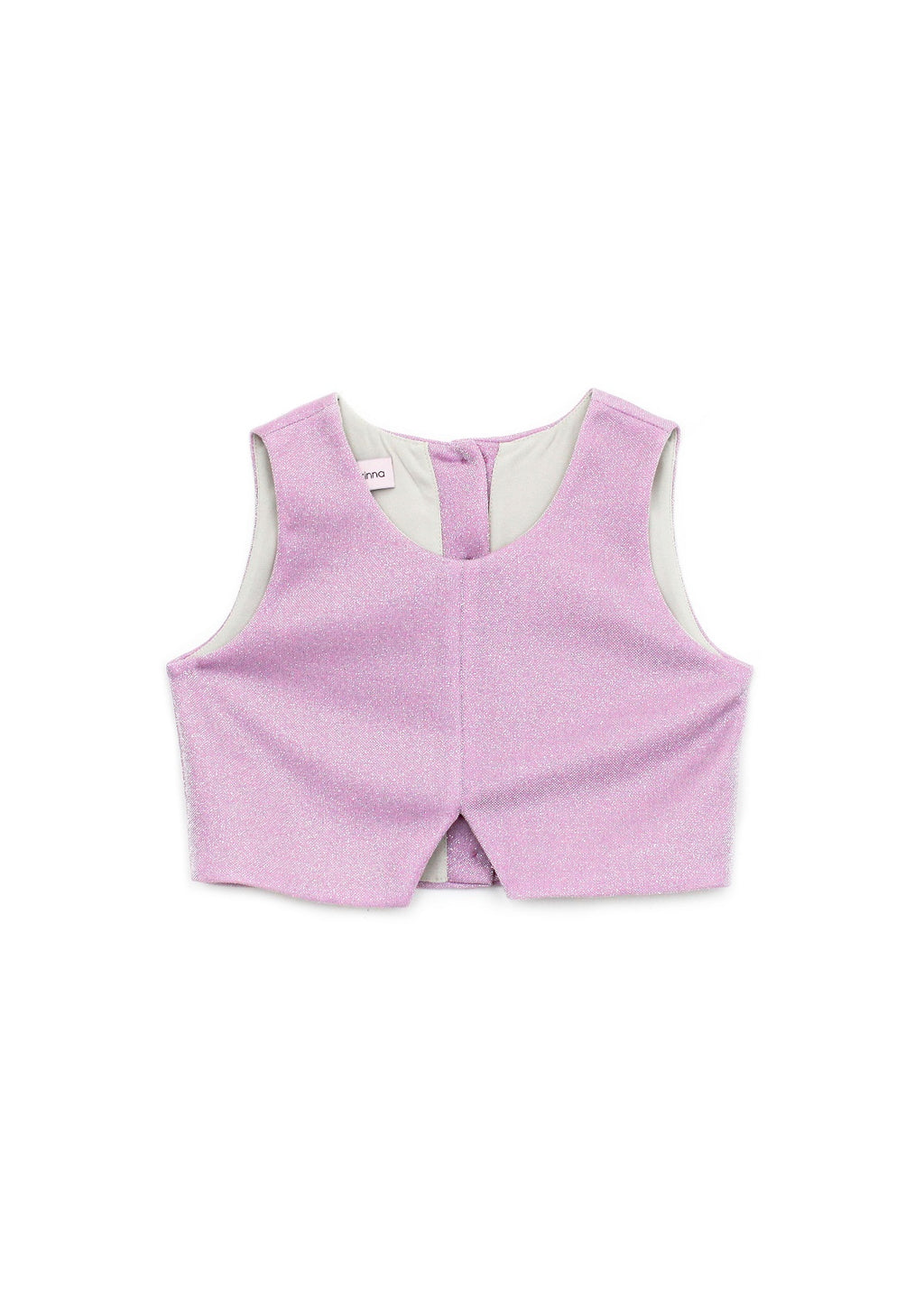 Nunzia Corinna Pink Glitter Top