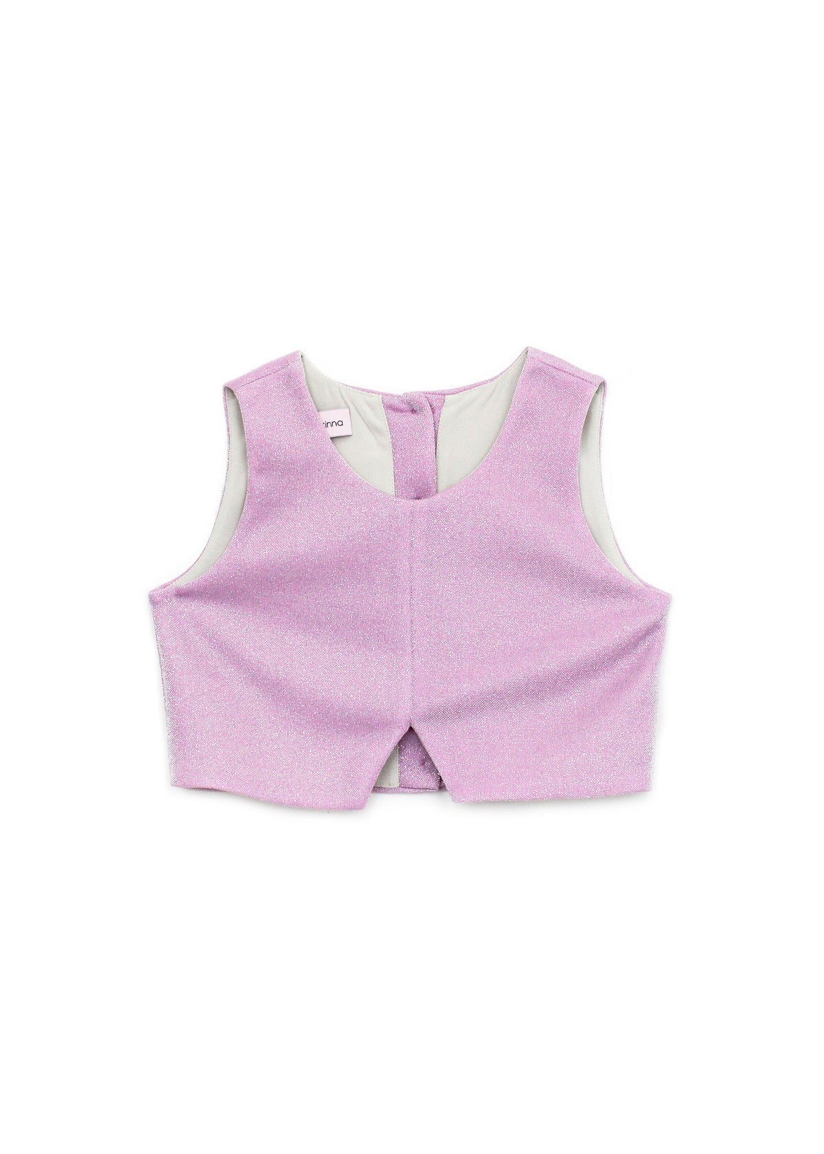 Nunzia Corinna Pink Glitter Top
