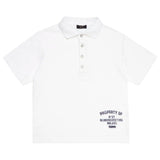 N°21 Kids Polo Bianca con Stampa