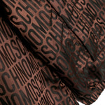 Moschino Kids Giubbino Antivento Marrone Monogram All-over