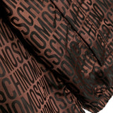 Moschino Kids Giubbino Antivento Marrone Monogram All-over