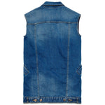 Dsquared2 Kids Abito Smanicato in Denim per Bambine