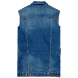 Dsquared2 Kids Abito Smanicato in Denim per Bambine