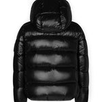 Giacchetto con Cappuccio Save the Duck Kate per Bambine: Imbottitura Calda e Stile Laqué in Nero