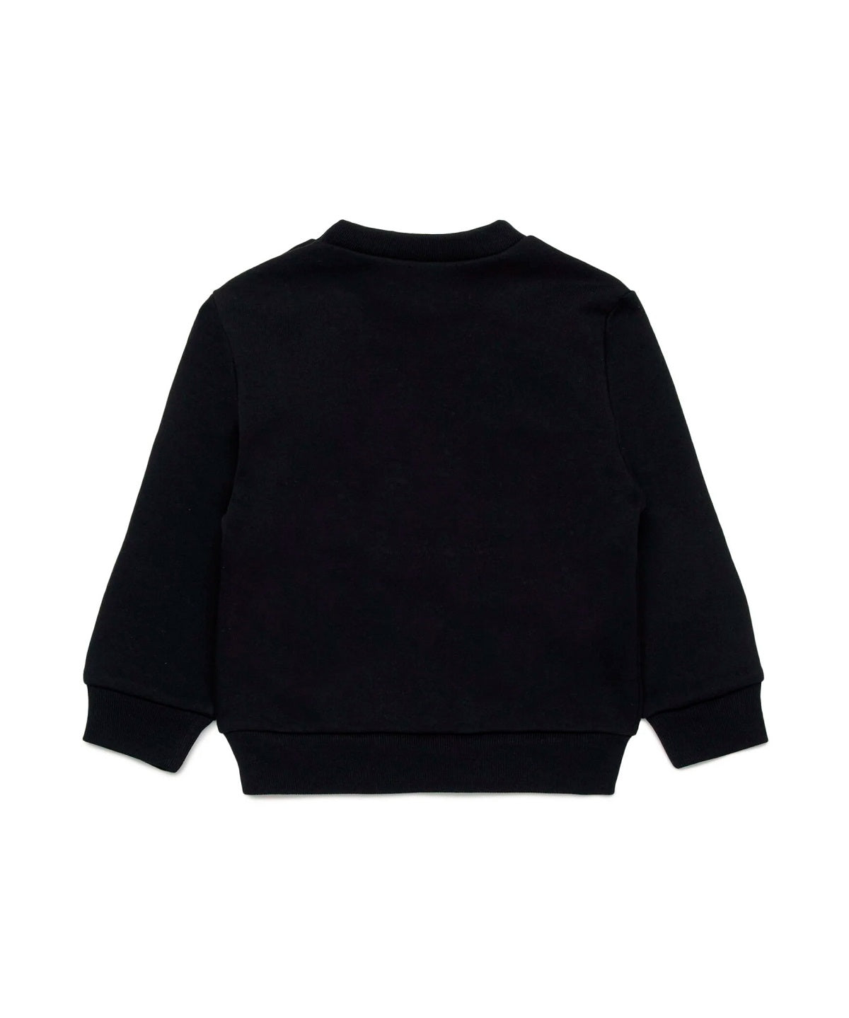 Dsquared2 Kids Felpa Girocollo Nera con Logo Surf per Neonati