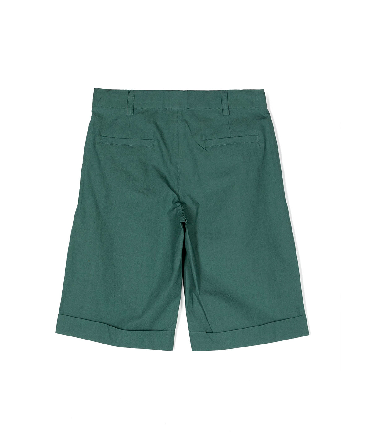 Moschino Kids Bermuda Verde con Stampa Vernice per Bambini