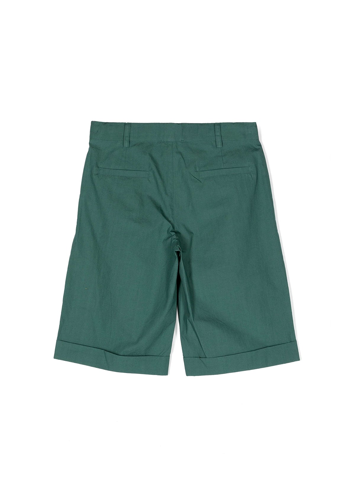 Moschino Kids Bermuda Verde con Stampa Vernice per Bambini