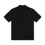 Boss Kids Polo Nera con Logo per Bambini