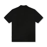 Boss Kids Polo Nera con Logo per Bambini