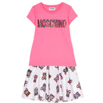 Moschino Kids Completo T-Shirt e Gonna per Bambine
