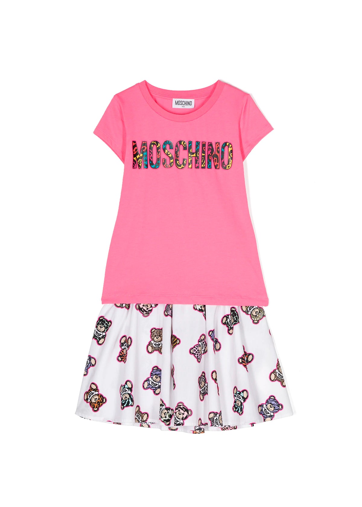 Moschino Kids Completo T-Shirt e Gonna per Bambine