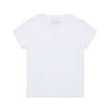 Iceberg Kids T-Shirt Bianca con Applicazioni per Bambine