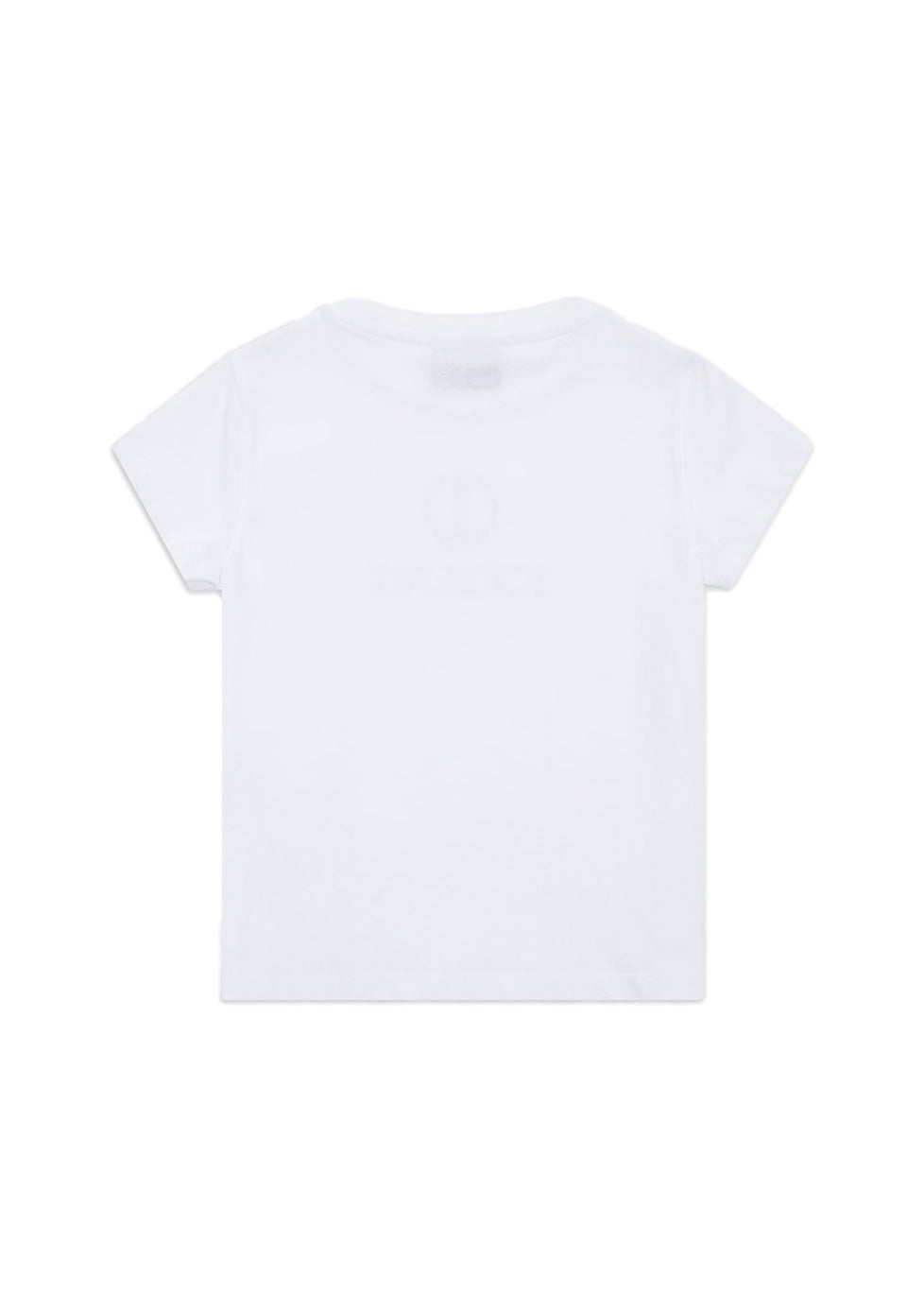 Iceberg Kids T-Shirt Bianca con Applicazioni per Bambine