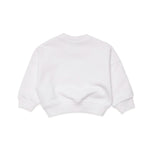 Dsquared Kids Felpa Girocollo Bianca Icon Darling per Neonate