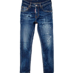 Dsquared2 Kids Jeans Scuro Sfumato per Bambini