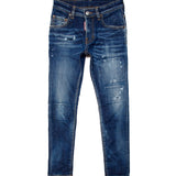 Dsquared2 Kids Jeans Scuro Sfumato per Bambini