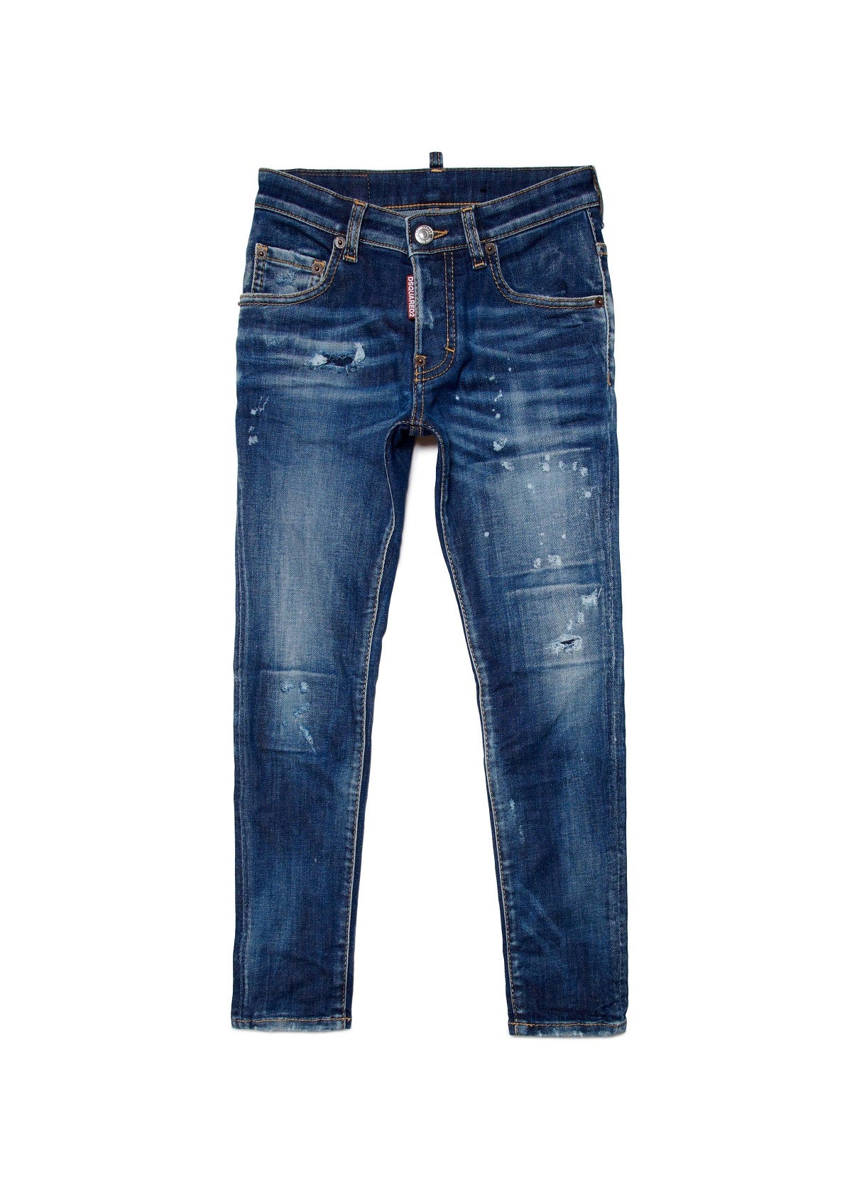 Dsquared2 Kids Jeans Scuro Sfumato per Bambini