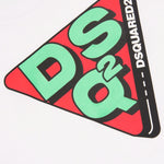 Dsquared2 Kids T-shirt con Grafica Triangolare logo DSQ2 per Bambine
