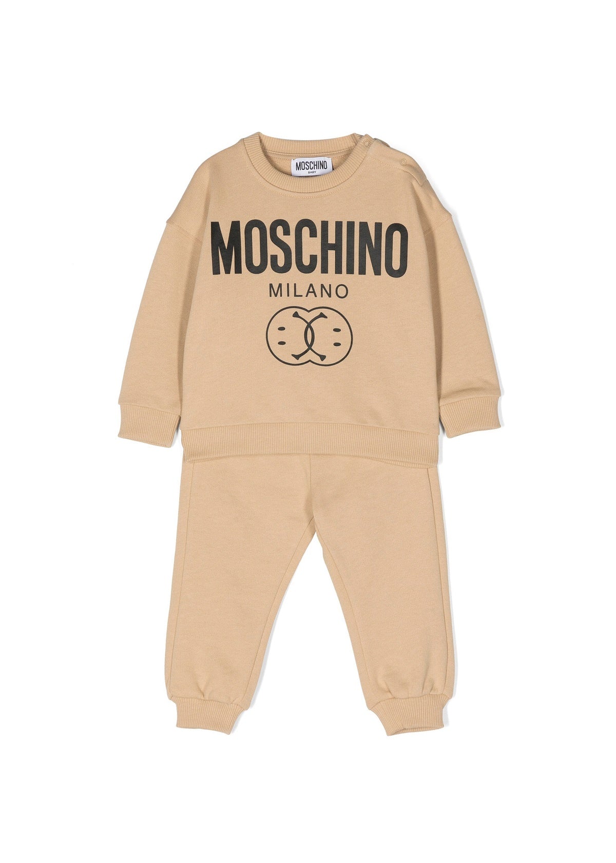 Moschino Kids Tuta Completa Felpa e Pantalone per Neonati