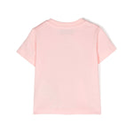 Moschino Kids T-Shirt Rosa con Logo Teddy Bear