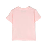 Moschino Kids T-Shirt Rosa con Logo Teddy Bear