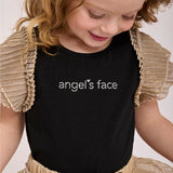Angel's Face T-shirt Nera