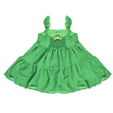 Copricostume a Balze 4giveness Neonata Verde Glitterato