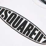 Dsquared2 Kids T-Shirt Bianca con Logo Surf