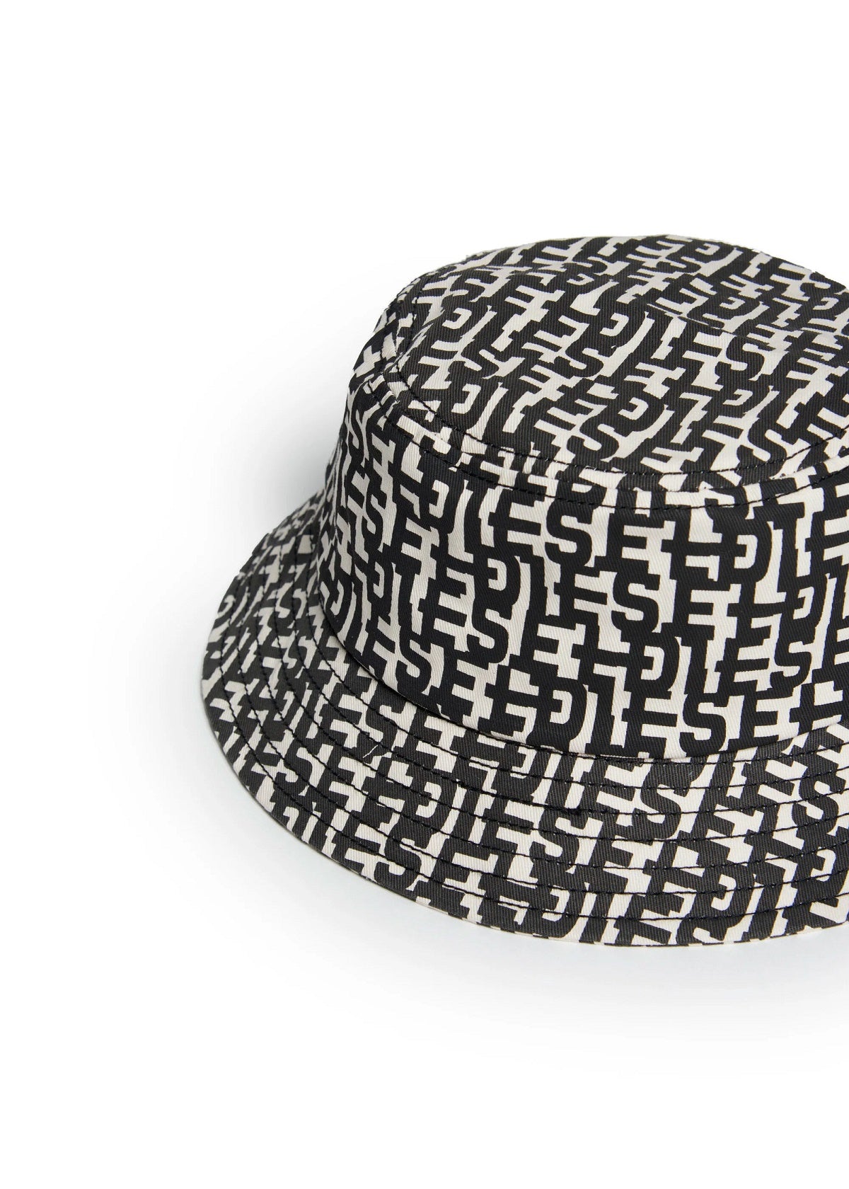 Diesel Kids Cappello Bucket All-over Monogram