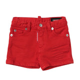 Dsquared2 Red Jeans Shorts