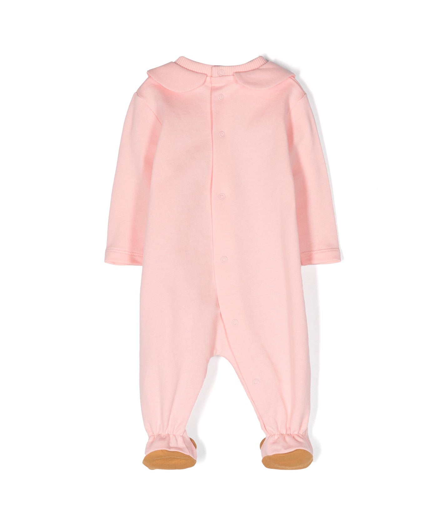 Moschino Kids Tutina Rosa con Motivo Teddy Bear