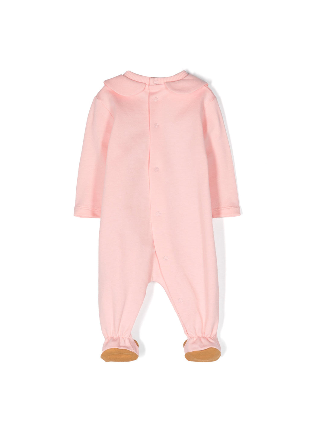 Moschino Kids Tutina Rosa con Motivo Teddy Bear