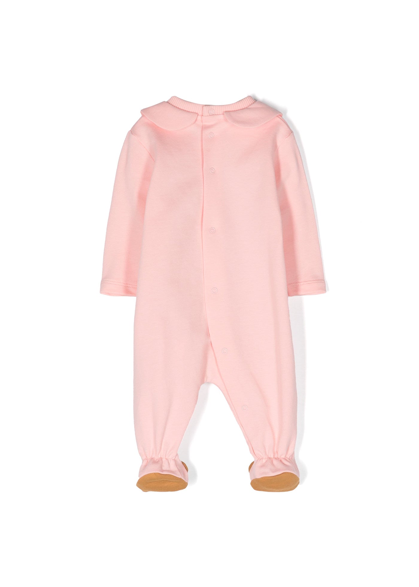 Moschino Kids Tutina Rosa con Motivo Teddy Bear
