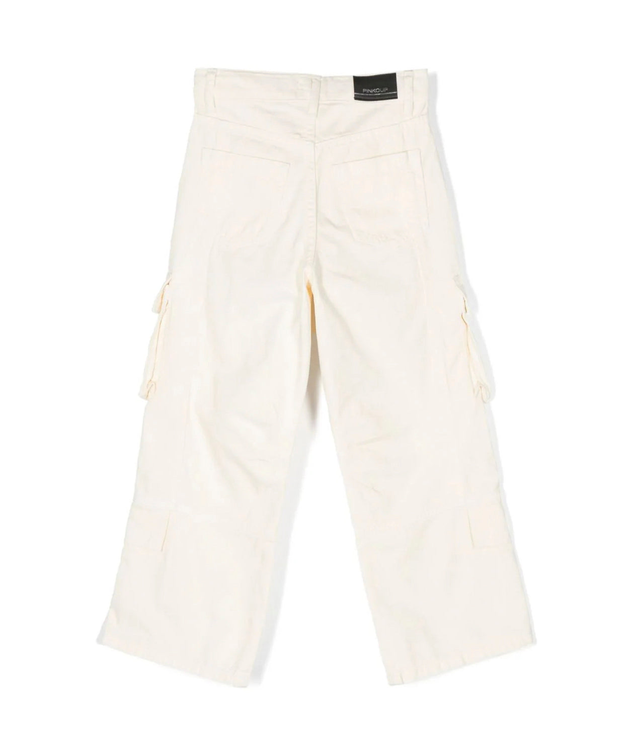 Pantalone Cargo Pinko Kids Bianco: Stile Casual e Versatile per la Tua Bambina