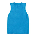 Diesel Kids Canotta in Cotone Metallizzato con placca Oval D