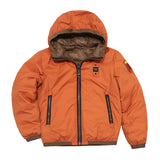 Blauer Kids Piumino Reversibile Arancio/Marrone