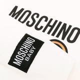 Moschino Kids Coperta Panna con Logo Teddy Bear