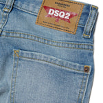 Dsquared2 Kids Jeans Chiaro Skinny con Rotture per Bambini