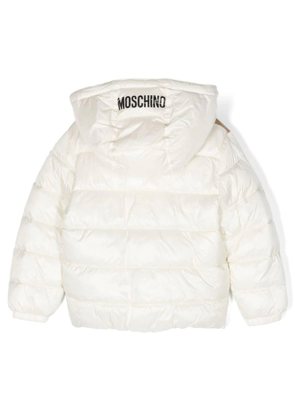 Piumino Teddy Bear Moschino Kids Bianco: Stile e Comfort per Affrontare l'Inverno con Eleganza