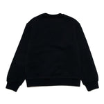 Dsquared2 Kids Felpa Girocollo Nera con Logo Surf