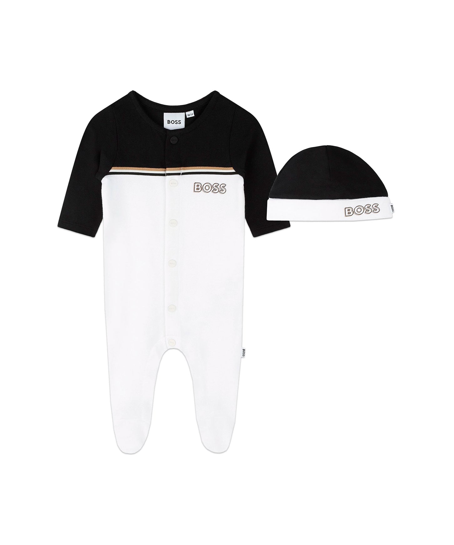 Boss Kids Tutina con Cappellino Bicolore